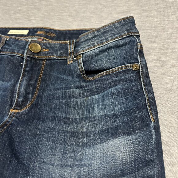 Kut from the Kloth Jeans Womens Sz 6 (30x26) Reese Ankle Straight Leg Mid rise - Picture 7 of 15